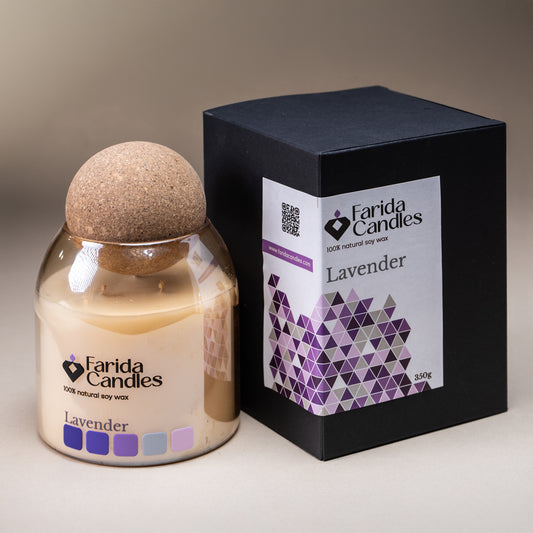 Lavender Artisanal Jar Candle – Cork Top Edition