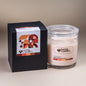 Amber Signature Jar Candle – Glass Lid Edition